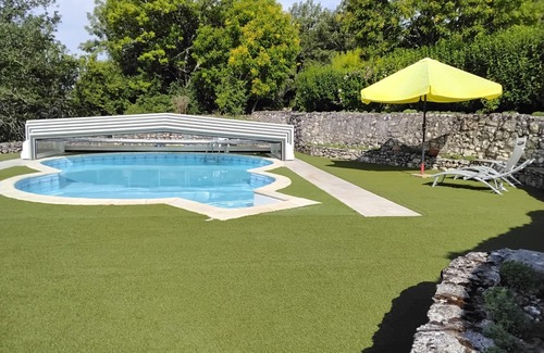 Roquecor House | Renovated stone watch tower with private pool