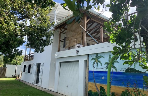 Sainte-Rose House | Renovated villa 50 m. from the sea, superb view of the mountains and the sea