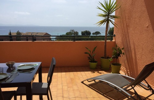 Ajaccio Apartment | Rent Large furnished F1 sea view - route des Sanguinaires in Ajaccio
