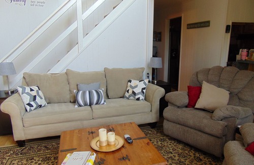 Luray Ski Chalet | Reserve now for your summer getaway. River access. Secluded.