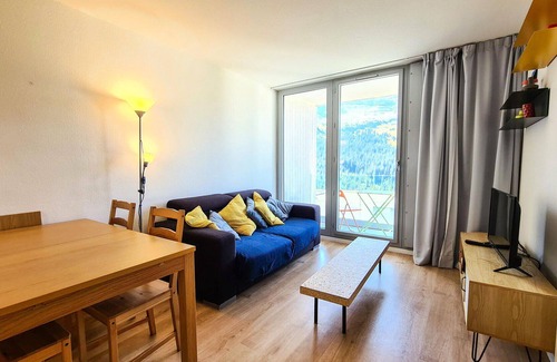 Flaine Apartment | Residence La Petite Ourse - 3 Rooms for 6 People