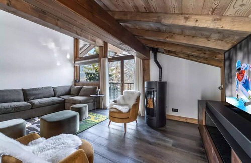 Le Praz Apartment | Residence La Ferme Des Lanches - 5 Rooms for 10 People