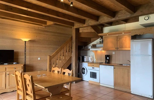 Pra Loup Ski Chalet | Residence Pra Roustan - Charming 1/2 chalet, large south terrace, 2 bedrooms, Pra Loup