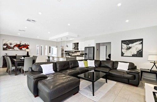 Noosaville House | Resort Style Home with Solar Heated Pool, Huge Outdoor Patio with TV