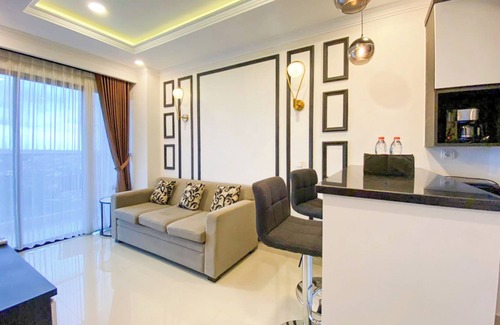 Mlati Apartment | Restful And Elegant 1Br Patraland Amarta Apartment