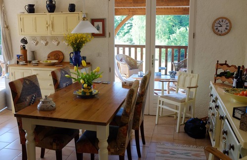 Rayet House | Restored house with private pool and views to the wooded hillside and small lake