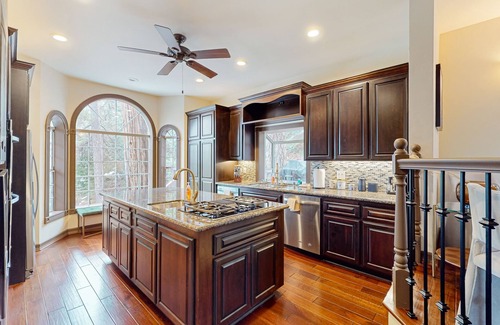 Lake Arrowhead House | Retreat w/speakeasy, fireplace, game room, & patio - near skiing & trails