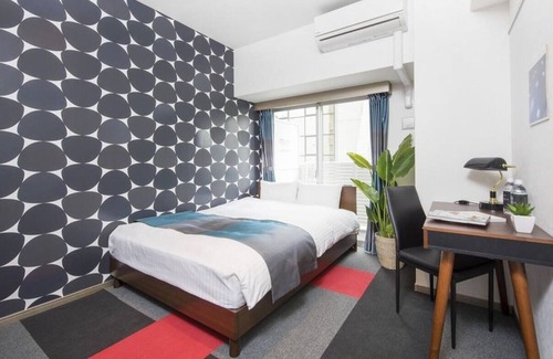Hakataekihigashi Apartment | RH1B Free WiFi1double bed 1 double futon4ppl / Fukuoka Fukuoka