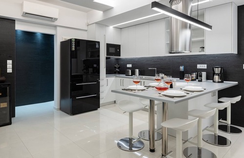 Petaloudes Apartment | Rhodes Skyline Suite - 2 Bedroom with OutDoor jacuzzi and Sea view