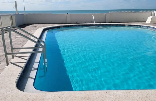 Sunset Beach Condo | Right on the Gulf! Beautiful white sandy beachfront! Safe, quiet, and friendly!