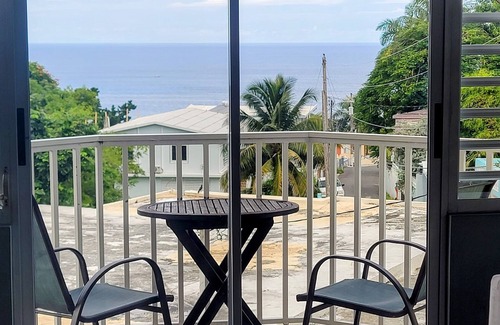 Puntas Apartment | π
Rincon Oceanview Escape β Surf, Sunsets & Charm | 1 Bed: WaveView Rentals