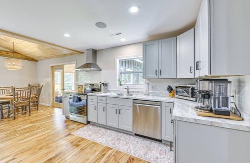 Schroon Lake House | River Access On-Site: Schroon Lake Gem on 21 Acres