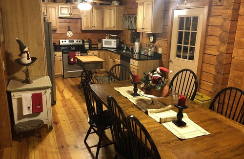Ellijay Cabin | River View from every window