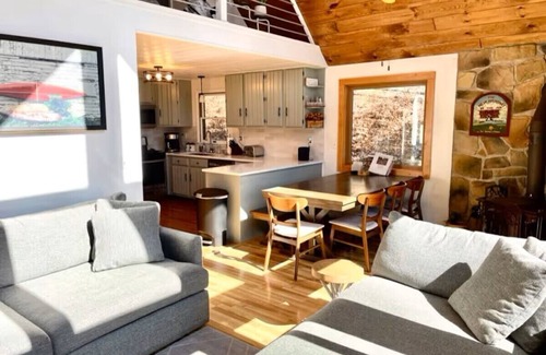 Wardensville Cabin | Riverfront, A-Frame cabin nestled in the woods of Wardensville, West Virginia