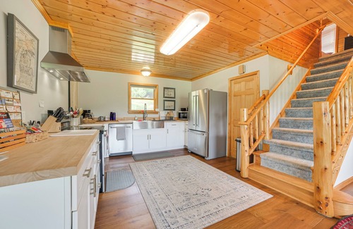 Cheboygan Cabin | Riverfront Cheboygan Cabin w/Kayaks & Dock!