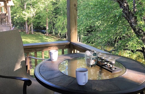 Helen Condo | Riverfront/Easy Walk To Helen. 1BR/IBA Top Unit With Beautiful River Views