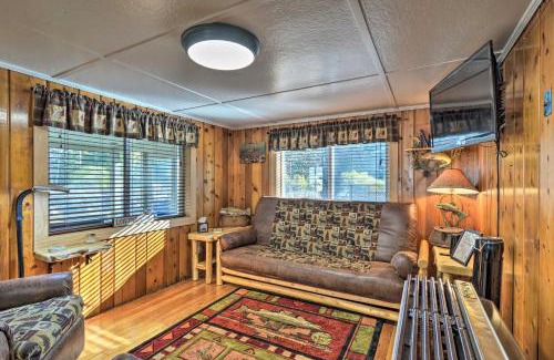 Grayling House | Riverfront Grayling Retreat with Fire Pit and Dock!