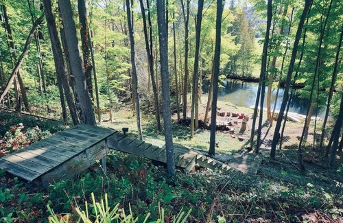 Bellaire House | Riverfront in Downtown Bellaire - Year Round Fun! Boat/Golf/Bike/Ski/Fish/Hike