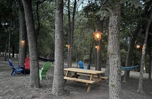 Bandera House | Riverfront RV on Medina River/1 Blk off Main/River Yurt Village & RV Park
