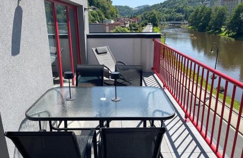 Zelezny Brod Apartment | Riverside Apts - kola v ceně-free bikes, Greenway Jizera