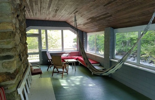Warren House | RIVERSIDE FULLER CAMP 9-Bedroom Timber-Frame Cottage style.