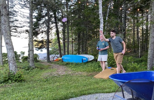 Saint George House | Rocky Bay is a waterfront home with dock, float & beach and sleeps 12.