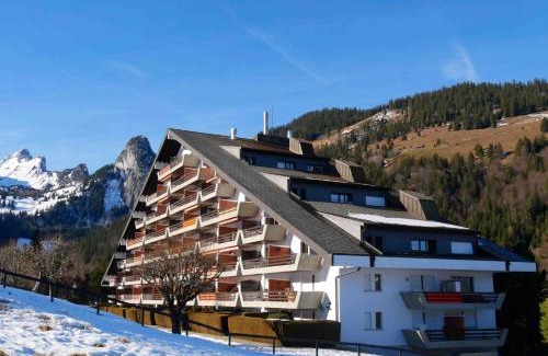 Vionnaz Apartment | Romantic Chalet-Style Flat with Mountain View