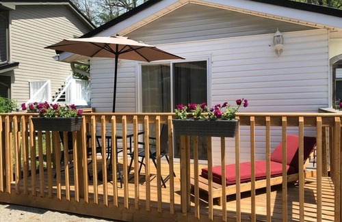 Port Franks Apartment | Romantic Couples Getaway Sauna Hot Tub Gym Private Beach access Hiking trails
