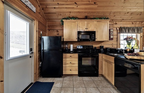 Stanley Cabin | ROMANTIC Couples Log Cabin #9 Escape Hot Tub Fireplace Mountain Views LURAY