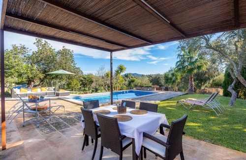 Arta Villa | Romantic Natural Stone Finca with Pool, Garden, Rooftop Terrace and Wi-Fi