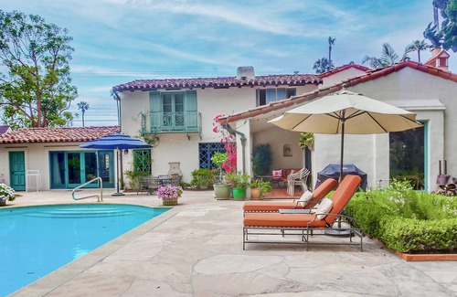 Lower Hermosa House | Romantic Spanish Home, Private Pool, Walk to Beach