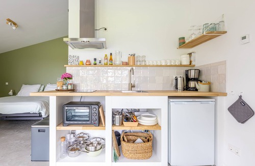 Municipality of Castricum Apartment | Romantic studio apartment with unobstructed view and near the beach, dunes, Amsterdam.