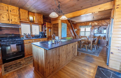 Beaver Cove House | Romantic sunset escape w/Moosehead Lake & mountain views, hot tub & fireplace