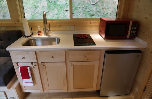 Topton House | Romantic Tiny Home Cabin w/HotTub + Fire Pit, doorstep to adventures and romance
