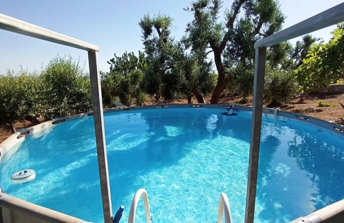 Carovigno Cottage | Romantic Trullo for 2 sea view pool Wifi, wonderful peaceful garden