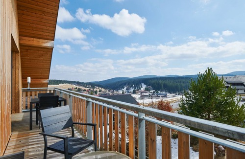 Kvilda Apartment | Romantic Two Bedroom Apartment with a terrace