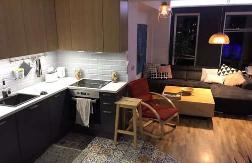 Studentski Grad Apartment | Rooftop flat facing The Sports Academy + 80m2 Balcony + Garage