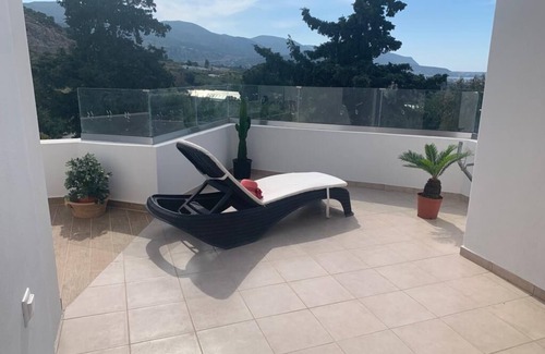 Malia Apartment | Rooftop loft with an amazing view