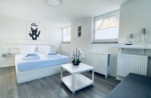Schmieheim Apartment | Room 5 with shower and shared kitchen
