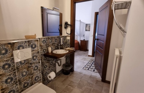 Sant'Angelo di Brolo House | Room 'Arcaloro - Resort Rooms Infinito' with Sea View, Wi-Fi and Air Conditioning