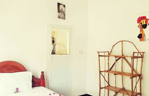 Nungwi Bed & Breakfast | Room B - at the right-side sea view 3rd flat, with 2 guests