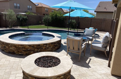 Rock Springs House | Room for rent with Pool,Waterfall,Spa,FirePit, Luxury Home near desert mountains