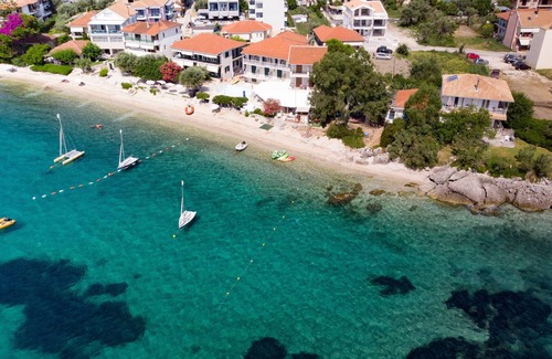 Nikiana Apartment | Room 'Sea View - Aeolus Building' with Shared Pool, Shared Garden and Air Conditioning