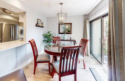 Folly Field Condo | Roomy Villa with WiFi, Pool, & Hot Tub - Steps from the Ocean