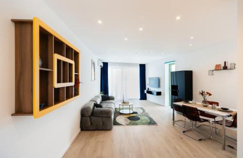 Sector 1 Apartment | Roots One - Lakeview Escape with Balcony & Parking