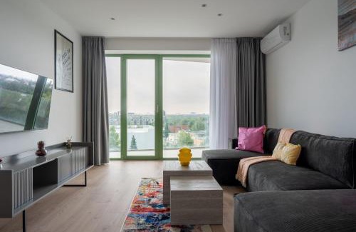 Sector 1 Apartment | Roots Two - Tranquil Lakeview Escape with Balcony