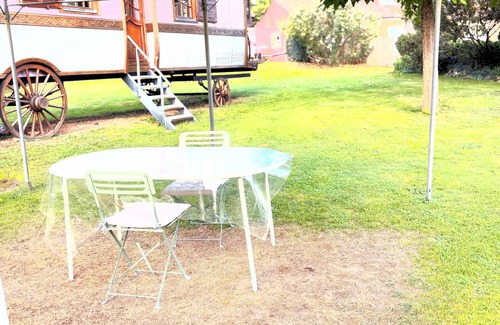 Saint-Sauveur House | Roulotte - Parking - Swimming pool access - Near Bergerac - Wifi - Terrace