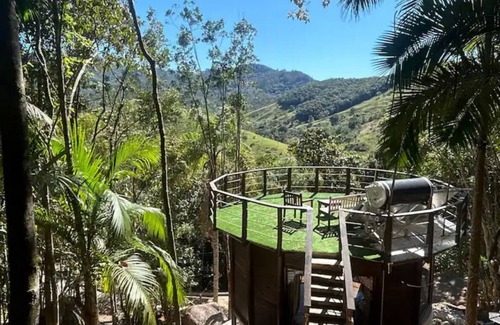 Biguacu Cabin | Round cabin with panoramic view