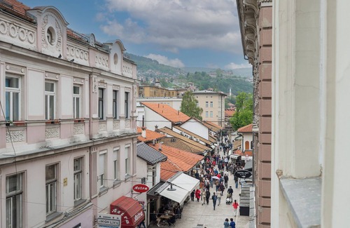 Old Town Apartment | Royally furnished apartment in the heart of Sarajevo with view of main street.