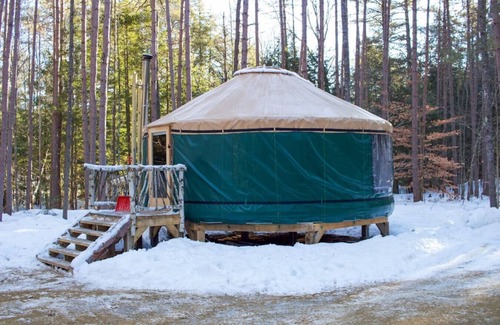 Brownfield RV Rental | Rufus III Yurt on the river